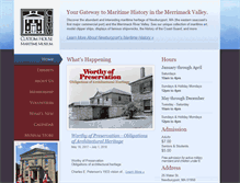Tablet Screenshot of customhousemaritimemuseum.org